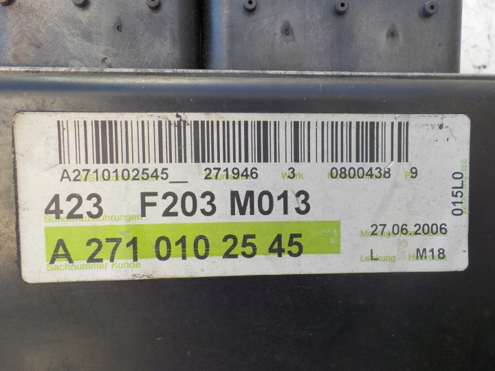 MERCEDES W203 1.8 COMPRESSEUR 271 ORDINATEUR MOTEUR A2711534591