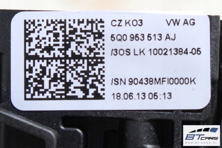 VW GOLF 7 TOURAN MANETTES 5Q0953513AJ 5Q0953507BM 5Q0 953 507 BM 5Q0 953 513