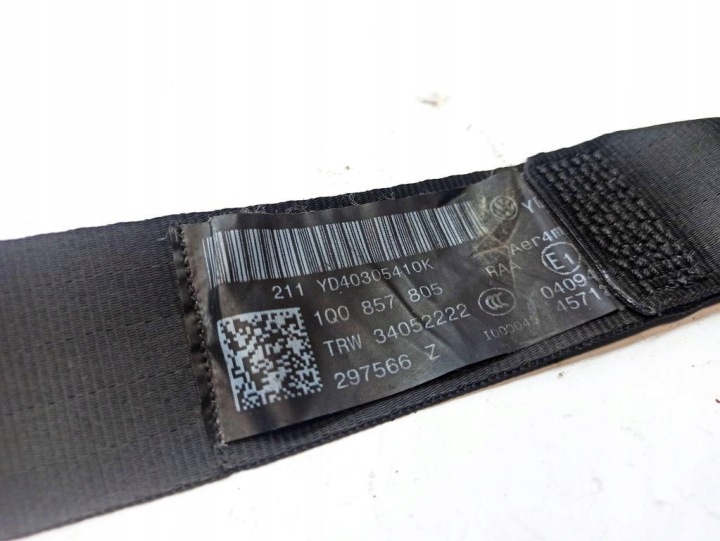CEINTURE DE SÉCURITÉ AVANT GAUCHE VW ROUTAN 33017492B 13334758 3.6L 196KW
