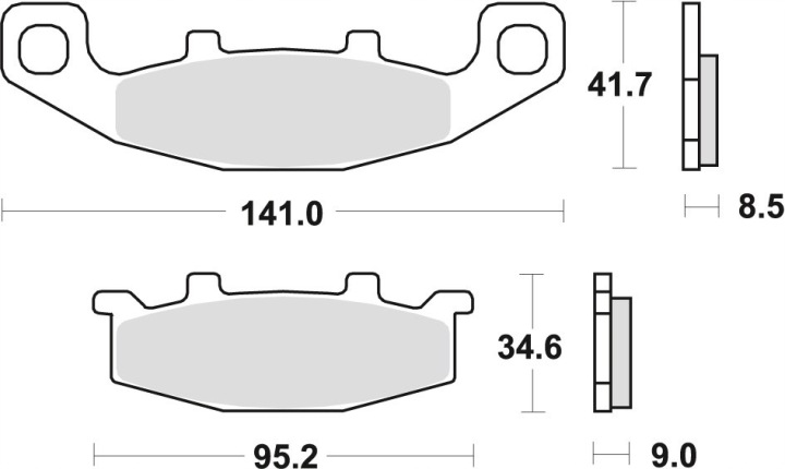 PLAQUETTES FREIN AVANT TRW MCB569SV