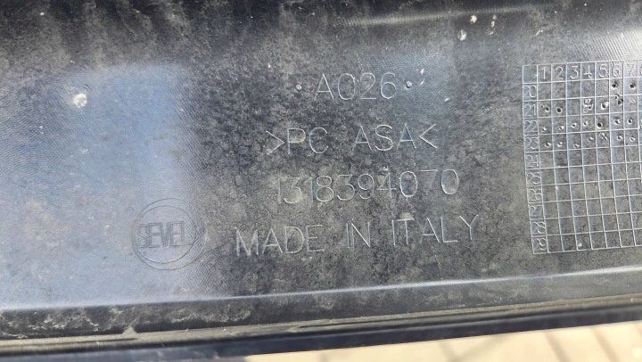 FIAT DUCATO LIFT III 21- GRILLE CALANDRE 1318394070