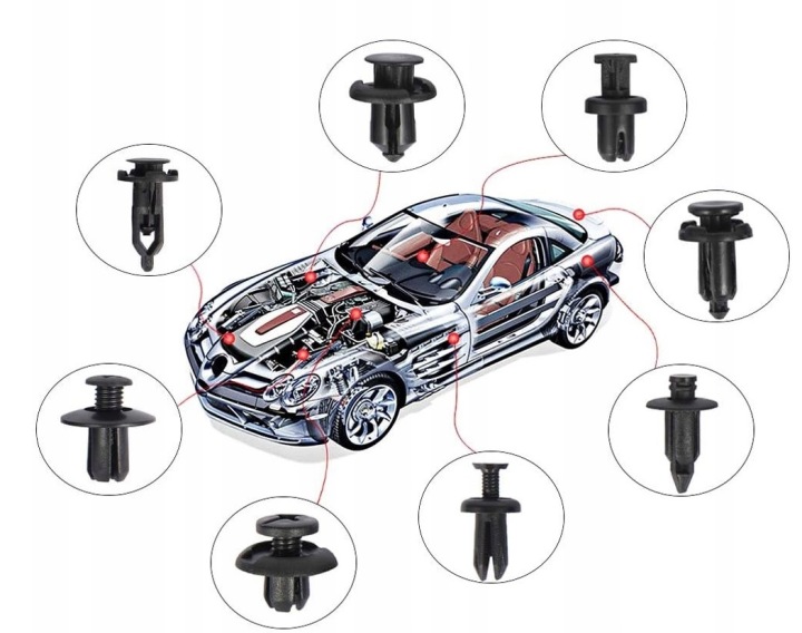 CADEAUX KIT AGRAFE KOLKOW KLIPSOW AUTOMOBILES 620SZT.