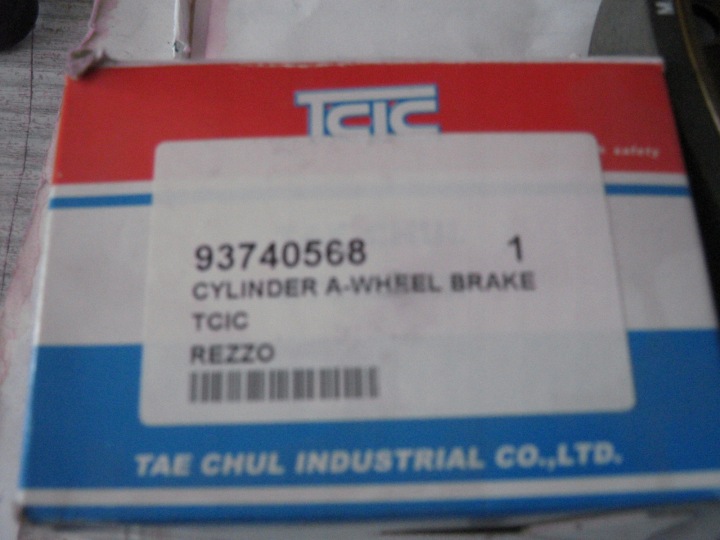 SZCZEKI+CYLINDERKI CHEVROLET TACUMA REZZO