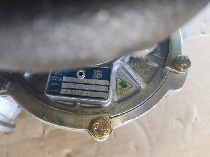 TURBOCOMPRESSEUR MERCEDES ATEGO 53169707029