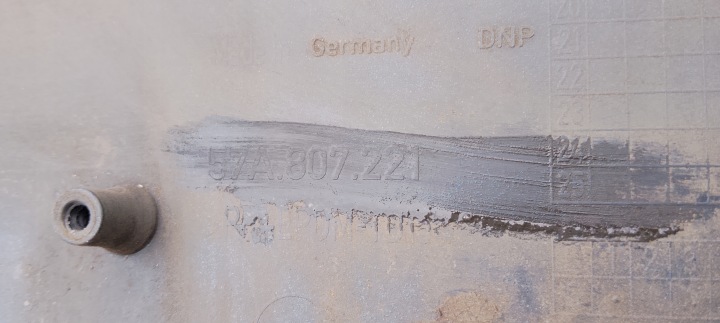 PARE-CHOCS AVANT AVANT SKODA KAROQ 17-21ROK 57A 57A807221 ORIGINAL