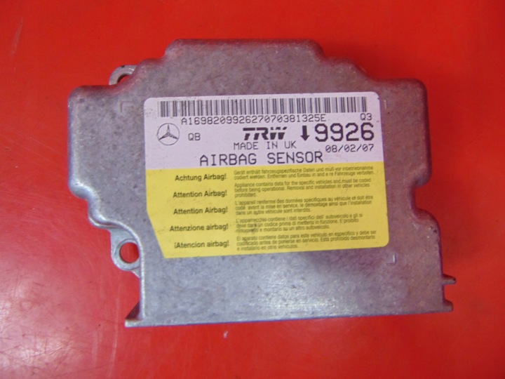 MERCEDES W169 AKLASA COUSSINS PLANCHE CONSOLE AIRBAG
