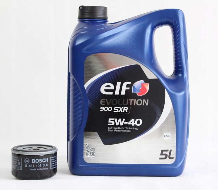 FILTRO + ACEITE ELF EVOLUTION 900SXR 5W40 RENAULT 