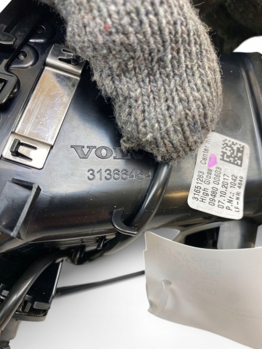 VOLVO XC90 GRILLE CONDUIT D'AIR TABLEAU DE BORD INSTRUMENTATION 31366454