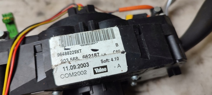 CITROEN C2 BANDE AIRBAG CAOUTCHOUC COMMUTATEURS COMBINÉ 96488229XT