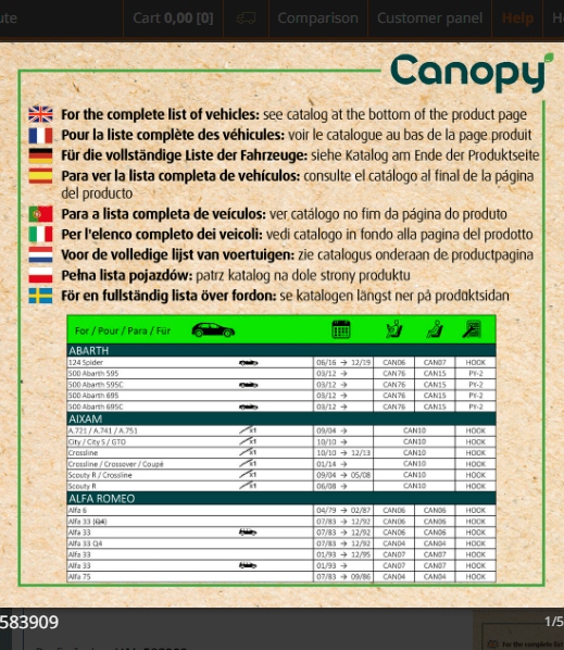 LIMPIAPARABRISAS CANOPY 530MM 