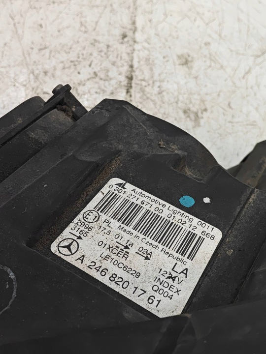 MERCEDES-BENZ B W246 PHARE GAUCHE AVANT BI XÉNON ANGLAIS A2468201761 LAVE-GLACE