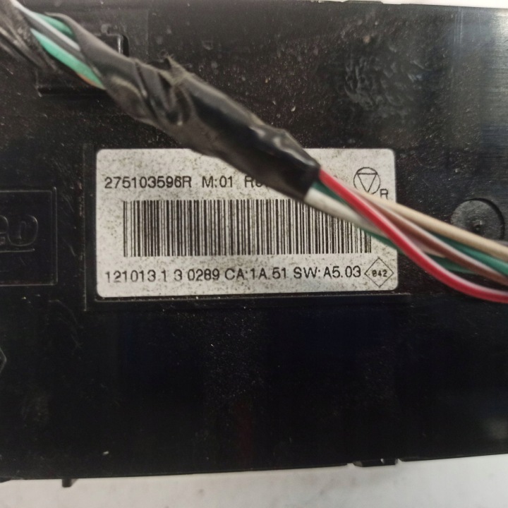 RENAULT MEGANE III PANNEAU COMMANDE CONDUIT D'AIR CLIMATISATION 275103596R
