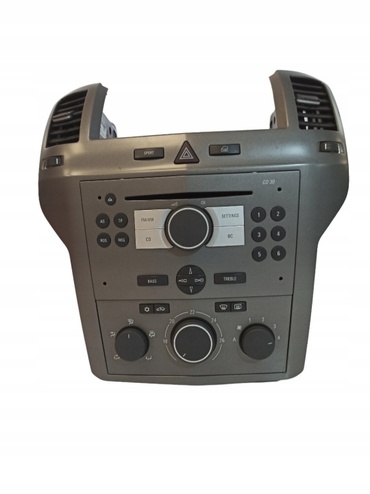 OPEL ZAFIRA B PANNEAU CENTRAL RADIO CLIMATISATION 13190856 13100107 13162552