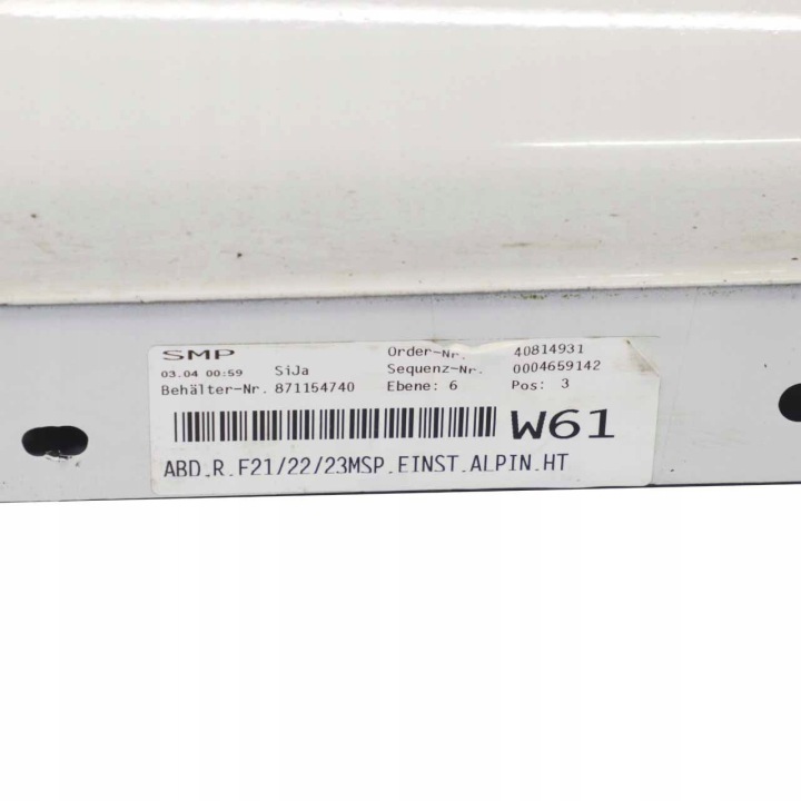 BMW F21 F22 M SPORT SEUIL DROIT ALPINWEISS 300
