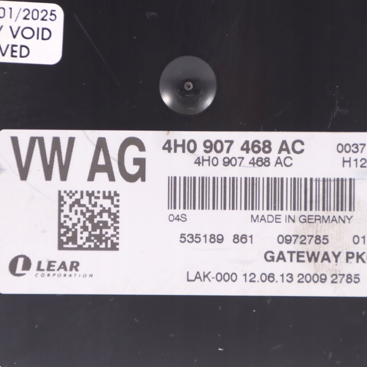 AUDI A8L 4H MODULE CONTRÔLEUR GATEWAY ORDINATEUR 4H0907468AC
