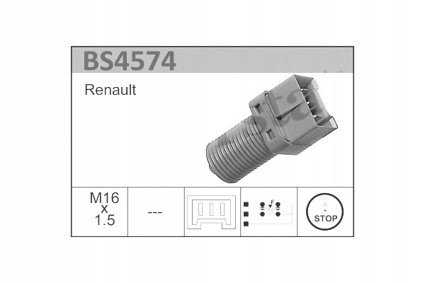 VERNET COMMUTATEUR FEU STOP RENAULT
