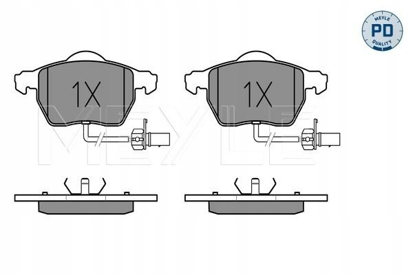 ZAPATAS DE FRENADO PARTE DELANTERA Z SENSOR 