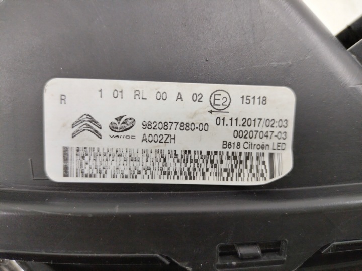 LANTERNE QUOTIDIEN LED FJD GAUCHE DROIT CITROEN C3 III