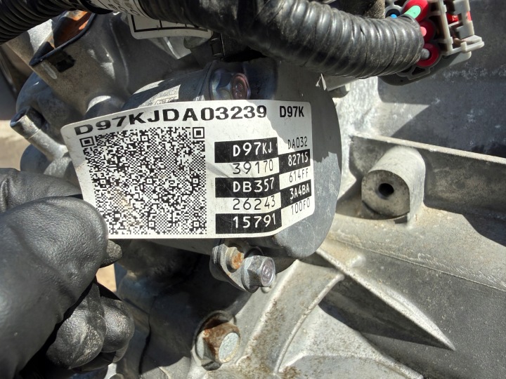 HYUNDAI KONA 1.6 HYBRID GDI BOÎTE DE VITESSES AUTOMATE D97K ORIGINAL EUROPE