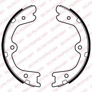 BRAKE SHOES HAM. NISSAN DELPHI LS2037 SET PADS BRAKE 