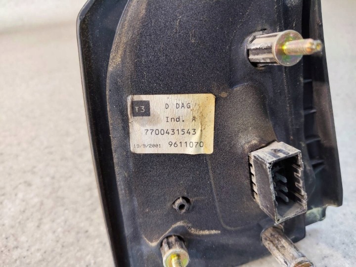 RÉTROVISEUR PORTES DROIT 7 GOUPILLE RENAULT 1 I SCENIC LIFT EUROPE 7700431543
