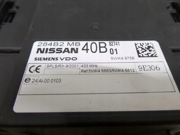 NISSAN CABSTAR MAXITY NT400 MODULE CONTRÔLEUR 284B2MB40B 5WK49756