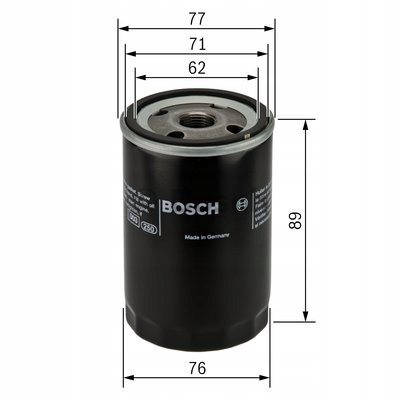 FILTER OILS BOSCH 0 986 452 044 