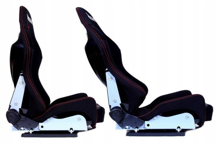 SIÈGE SPORTIF LOW ENSEMBLE MAXIMAL K608 VELOURS BRIDE NOIR GREY TUNING SPORT