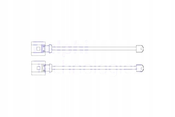 DELPHI SENSOR DESGASTE ZAPATAS DE FRENADO PARTE TRASERA PORSCHE CAYENNE 