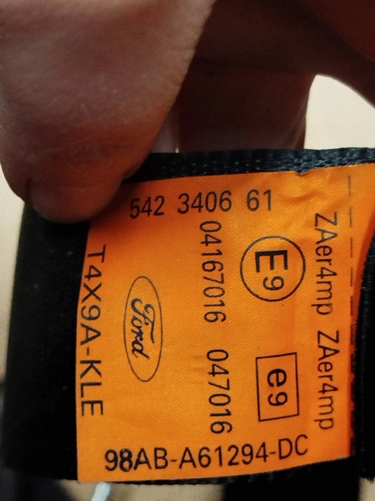 AVANT CEINTURE DE SÉCURITÉ FORD FOCUS 542340661