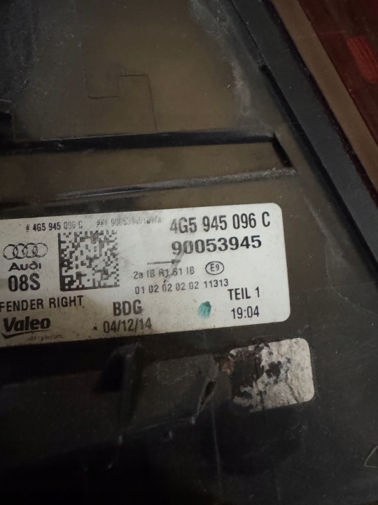 AUDI A6 C7 BERLINE LIFT FEUX ARRIÈRE LED ENSEMBLE
