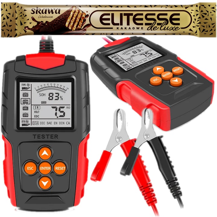 PREMIUM DIGITAL TESTER MEASURER FOR AKUMULATOROW LCD 2,7