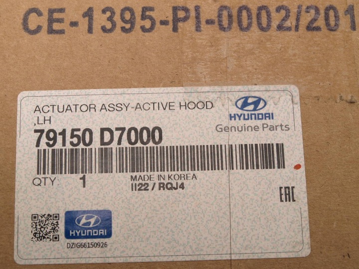 HYUNDAI TUCSON III 3 PYROTECHNIQUE MOYEU CAPOTS GAUCHE 79150D7000