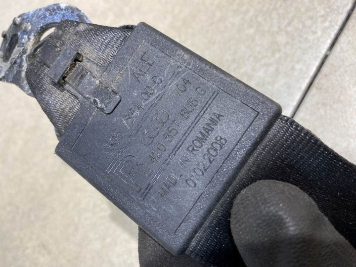 AUDI Q7 4L CEINTURE DE SÉCURITÉ DROIT ARRIÈRE ARRIÈRE 4L0857806G