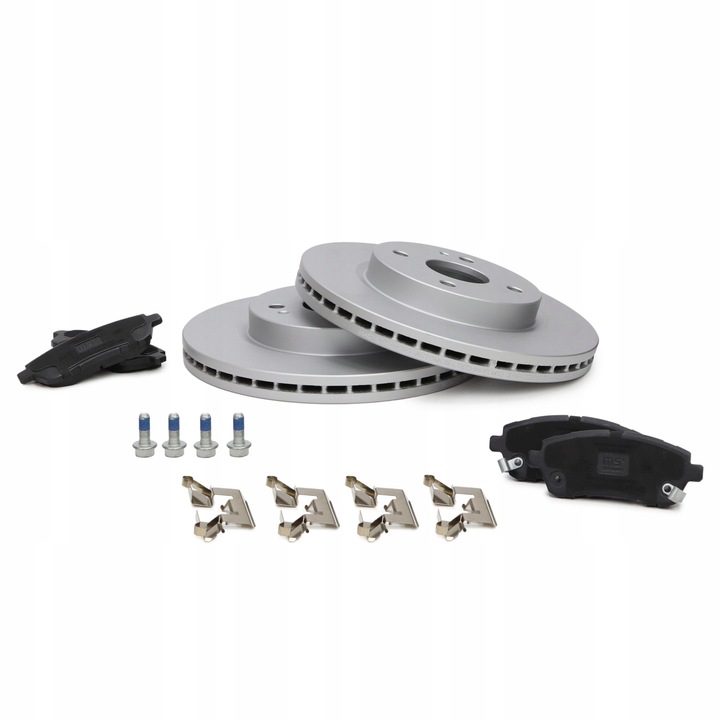 DISCS PADS FRONT MAZDA 2 (DE_, DH_) 