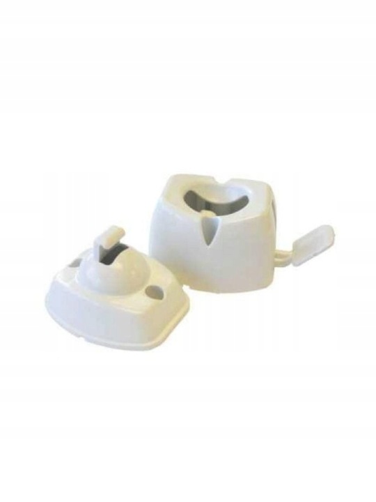 LOQUET PORTES REMORQUES ANGLAISE BLOCAGE BLANCHE
