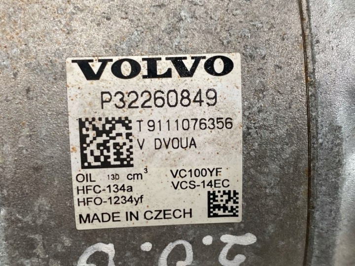 2020 VOLVO XC40 COMPRESSEUR DE CLIMATISATION P32260849