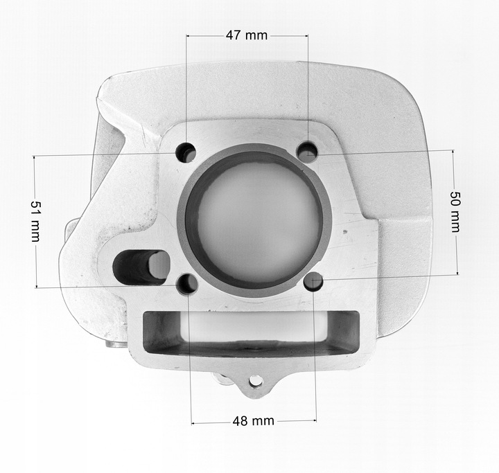 CILINDRO PISTÓN CROSS MRF RFZ KXD 612 RFZ APOLLO JAGUAR ASIX 52,40MM 125CC 