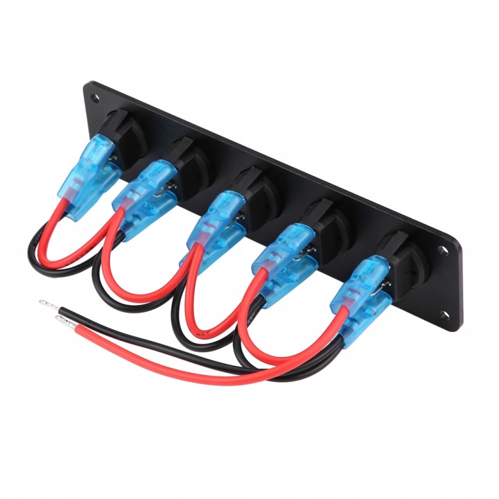 PANNEAU COMMANDE AVEC LED PRZELACZNIKAMI 5-K 12V 24V JACHT REMORQUE CAMPING-CAR