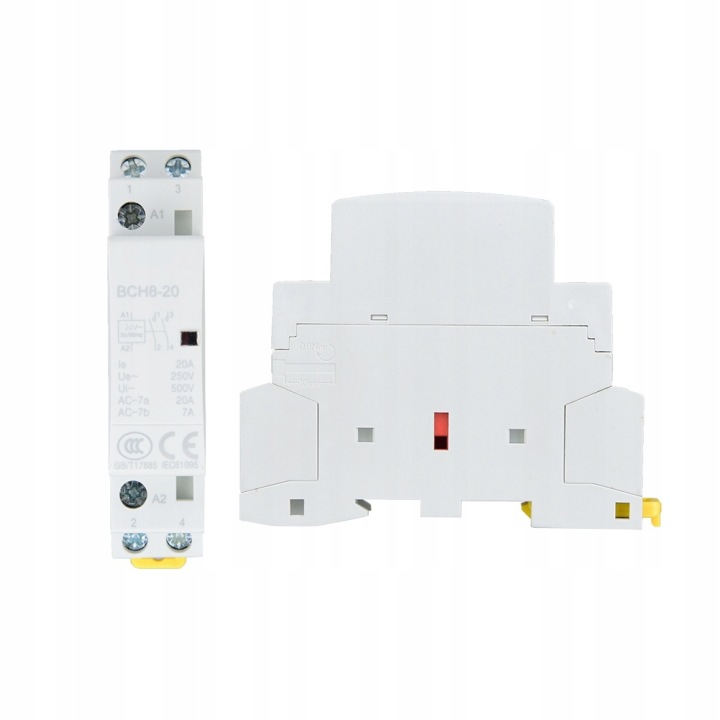 2P 20A 2NO 24V 220V/230V 50/60HZ DOMOWY CONTACTEUR