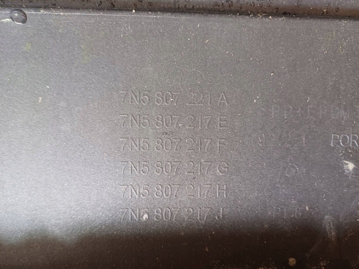 SEAT ALHAMBRA PARE-CHOCS AVANT 7N5807221 A ORIGINAL
