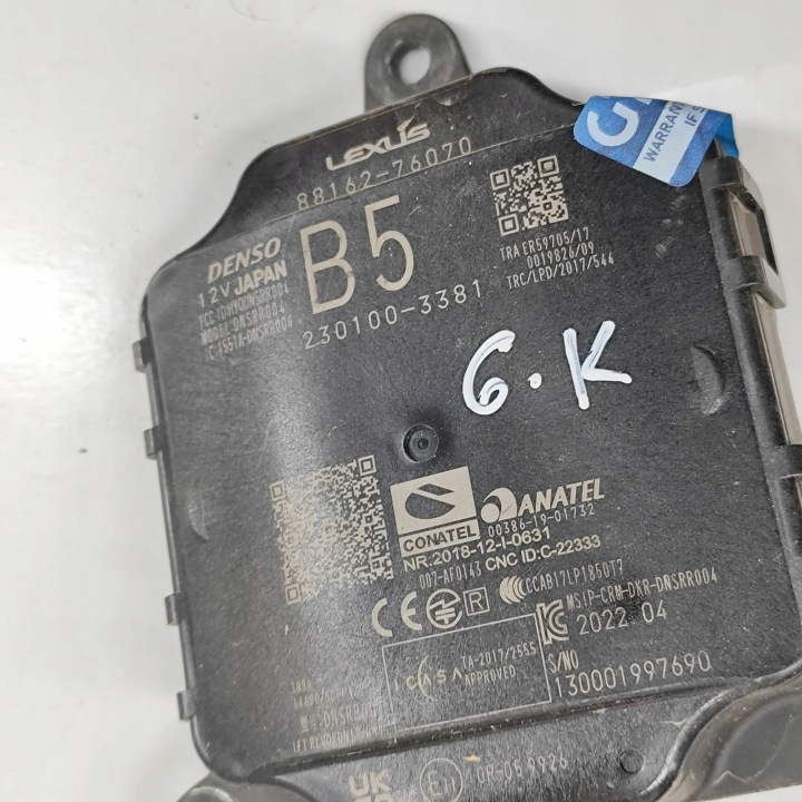 MODULE MORT ZONES LEXUS UX (_AA1_, _AH1_, _MA1_) 2301003381 30272642 2.0L