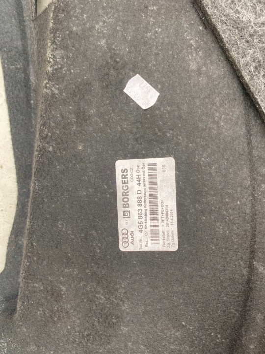 UDI A6 C7 4G COLLECTEUR COUVERCLES DE COFFRE 4G5863888 BERLINE A