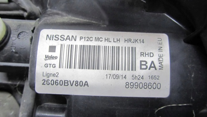 NISSAN JUKE F15 LIFT PHARE GAUCHE AVANT 14-