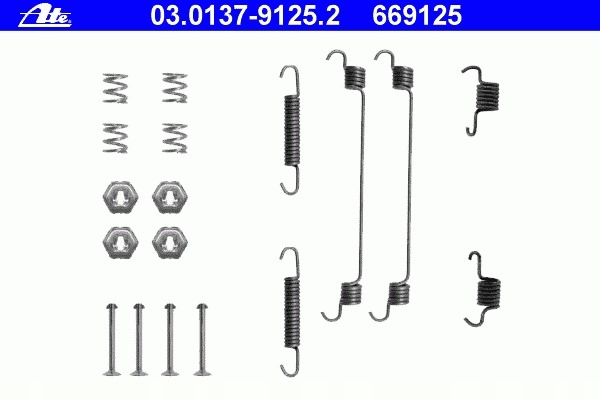 RESSORTS VERS PLAQUETTES FREIN ALFA ROMEO FIAT RENAULT 1