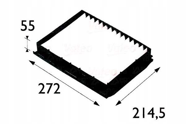 VALEO 698160 FILTRE VENTILATION ESPACES PASAZERSKIEJ