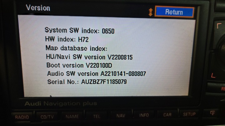 AUDI A4 B6 B7 RADIO AUDI NAVIGATION PLUS RNS-E GPS EN TRÈS BON ÉTAT 192K