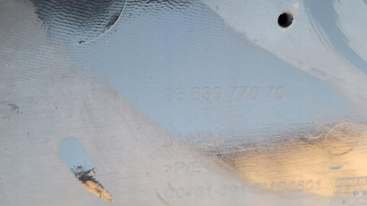 CITROEN C3 II PARE-CHOCS ARRIÈRE ARRIÈRE 9683977070 Z1183