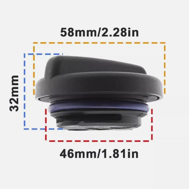 COUVERCLE BOUCHONS GOULOTTE DE REMPLISSAGE HUILES MOTEUR 55566555 SOLIDE LATWA INSTALLATION ÉLECTRIQUE CARBURANT MOTEUR