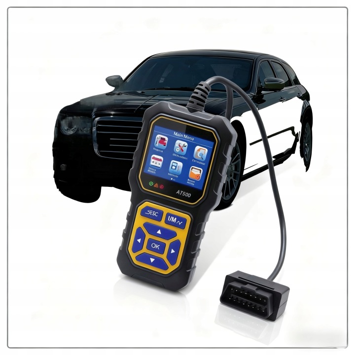 LECTEUR DE CARTE OBD MODÈLE AT500, SKANER DIAGNOSTIC AUTOMOBILE OBD2